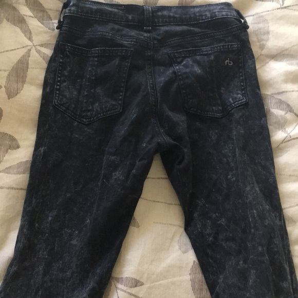 Rag bone jean legging rose bowl navy 25 - Picture 6 of 6